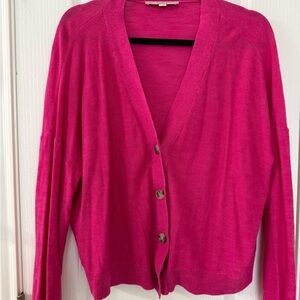 Women's Pink Cardigan Sweater